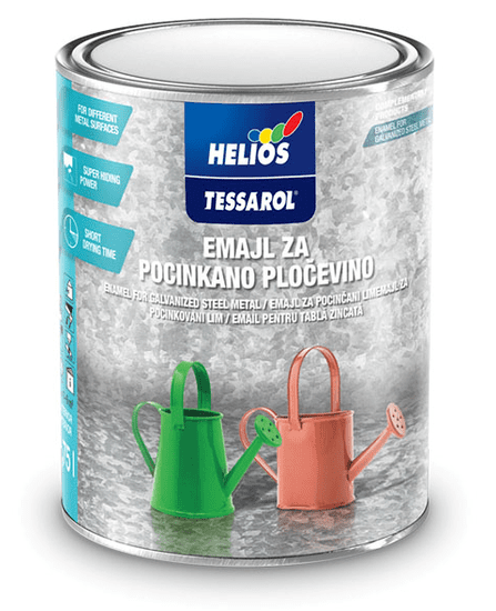 HG Helios Group HELIOS TESSAROL Email na pozinkovaný plech 0,75 l ral 7024 - grafitová