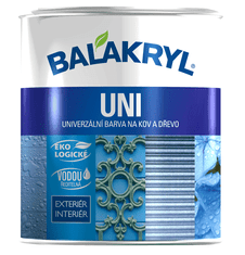 BALAKRYL BALAKRYL UNI matný - Univerzálna vrchná farba 0,7 kg 0199 - čierna