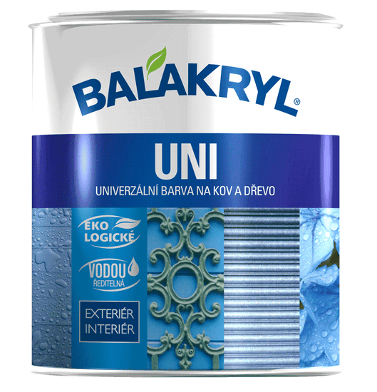 BALAKRYL BALAKRYL UNI matný - Univerzálna vrchná farba 2,5 kg 0460 - tmavo modrý