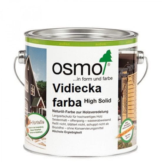 OSMO Color OSMO Vidiecka farba na drevené fasády, balkóny, okná, domčeky biela 2,5 l