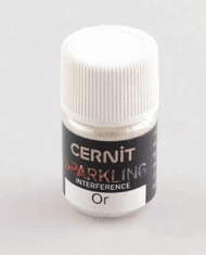 Cernit CERNIT SPARKLING - Sľuďový farebný prášok 5 g 9110005400 - interferenčná červená