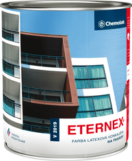 Chemolak ETERNEX V 2019 - Vonkajšia latexová farba 6 kg 0100 - biela