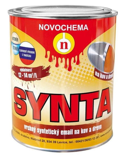 NOVOCHEMA SYNTA S 2013 - Vrchná syntetická farba 0,75 kg 8190 - červená tmavá