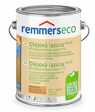 Remmers REMMERS LASUR ECO - Ekologická olejová lazúra REM - farblos 0,75 L