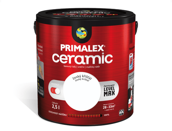 Primalex Primalex Ceramic - čistiteľná interiérová farba 2,5 l havajský olivín