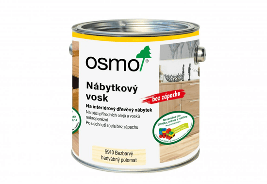 OSMO Color OSMO Nábytkový vosk 2,5 l 5910- bezfarebný