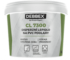 Den Braven DEN BRAVEN CL 7300 - Disperzné lepidlo na PVC podlahy 1 kg biela