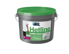 HET HETLINE SUPER WASH Vysoko umývateľná farba 1 kg biela polomatná