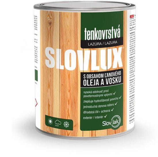 SLOVLAK SLOVLUX - Tenkovrstvá lazúra na drevo 0022 - palisander 2,5 L