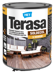 HET SOLDECOL TERASA - Ochranný teakový olej s UV filtrom ST 60 - orech 2,5 L