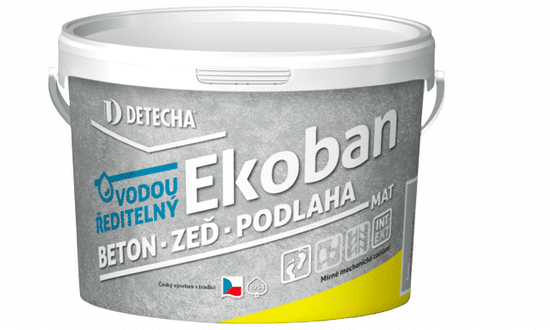 DETECHA Ekoban - náterová hmota na podlahy 2,5 kg sivý