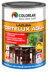 COLORLAK FORTELUX AQUA V1407 - Vodou riediteľná hrubovrstvá lazúra AQUA - bezfarebná 0,9 L