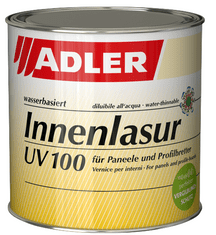 Adler Česko INNENLASUR UV 100 - Tenkovrstvá interiérová lazúra s UV ochranou großglockner 2,5 L