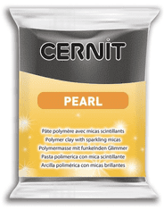 Cernit CERNIT PEARL - Modelovacia hmota s perleťovým efektom CE0860056100 - čierna 56 g