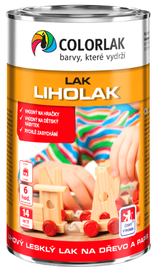 COLORLAK LIHOLAK L1010 - Liehový lak na papier a drevo bezfarebný 0,75 L