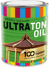 Chromos-Svjetlost ULTRATON OIL - Olejová lazúra na drevo 0,75 l jedľa