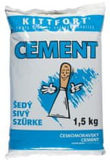 KITTFORT Cement šedý šedá 1,5 kg