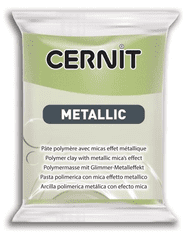 Cernit CERNIT METALLIC - Modelovacia hmota s metalickým efektom 870056051 - zlatá zelená 56 g