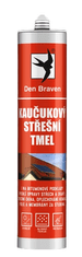 Den Braven DEN BRAVEN - Kaučukový strešný tmel cervena 280 ml