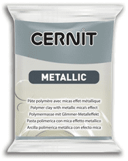 Cernit CERNIT METALLIC - Modelovacia hmota s metalickým efektom 870056167 - oceľ 56 g