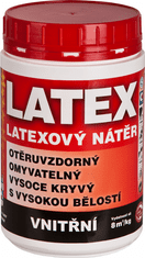 Barvy laky Hostivař V2064 - Latex vnútorný biela 0,8 kg