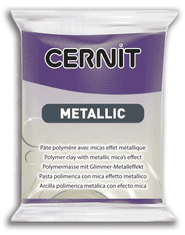 Cernit CERNIT METALLIC - Modelovacia hmota s metalickým efektom 870056900 - fialová 56 g