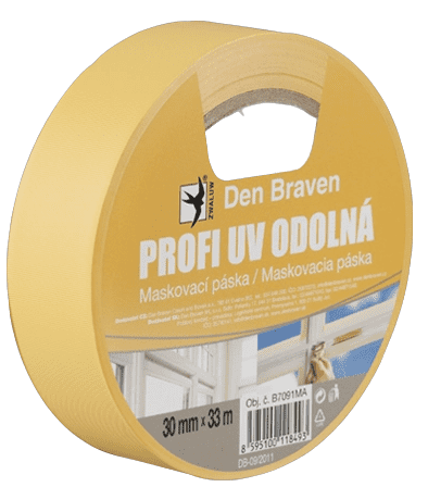 Den Braven DEN BRAVEN - Profi UV odolná maskovacia páska žltá 50 mm x 33 m