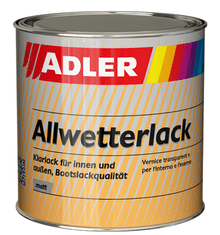 Adler Česko ALLWETTERLACK - Lodný lak matný 750 ml