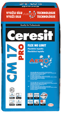 Ceresit CERESIT CM17 PRO - Vysokoflexibilné cementové lepidlo 5 kg