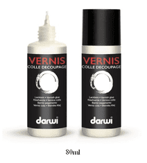 Darwi DARWI VERNIS - Lepidlo na decoupage s lakom bezfarebná 80 ml