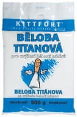 KITTFORT Prášková beloba - titanová biela 0,5 kg