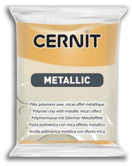 Cernit CERNIT METALLIC - Modelovacia hmota s metalickým efektom 870056050 - zlatá 56 g