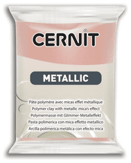 Cernit CERNIT METALLIC - Modelovacia hmota s metalickým efektom 870056052 - zlatá ružová 56 g