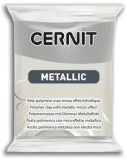 Cernit CERNIT METALLIC - Modelovacia hmota s metalickým efektom 870056080 - striebro 56 g