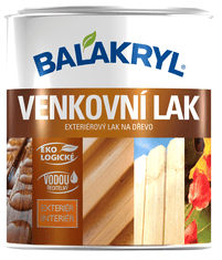 BALAKRYL vonkajší lak na drevo 0,7 kg bezfarebný polomatný