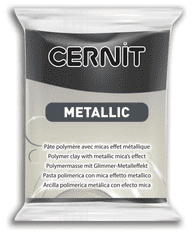 Cernit CERNIT METALLIC - Modelovacia hmota s metalickým efektom 870056169 - hematite 56 g