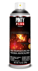 PINTYPLUS PINTY PLUS TECH - Žiaruvzdorná farba v spreji cierny 400 ml