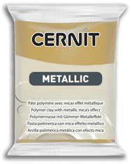 Cernit CERNIT METALLIC - Modelovacia hmota s metalickým efektom 870056053 - zlatá riche 56 g