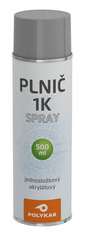 BKP Polykar plnič 1K v spreji šedý 500 ml