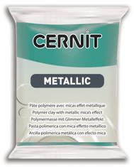 Cernit CERNIT METALLIC - Modelovacia hmota s metalickým efektom 870056676 - tyrkys 56 g