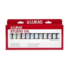 LUKAS STUDIO - Sada základných olejových farieb 12x20 ml