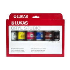 LUKAS CRYL STUDIO - Akrylové farby v sade 6x20 ml