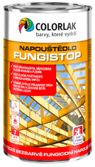 COLORLAK FUNGISTOP S1031 - Syntetické fungicídne napúšťadlo na drevo bezfarebný 0,9 L