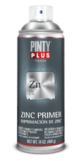 PINTYPLUS PINTY PLUS TECH - Zinkový základ v spreji 400 ml strieborný