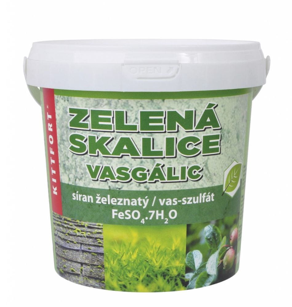 KITTFORT Zelená skalica 1 kg