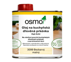 OSMO Color OSMO - Olej na kuchynské krájacie dosky 3099 - bezfarebný matný 0,5 l