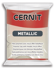 Cernit CERNIT METALLIC - Modelovacia hmota s metalickým efektom 870056460 - červená 56 g