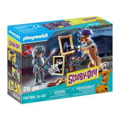 Playmobil Scooby-Doo s čiernym rytierom , SCOOBY-DOO!, 28 dielikov