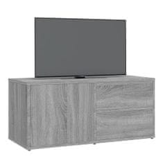 Vidaxl TV skrinka sivý dub sonoma 80x34x36 cm spracované drevo