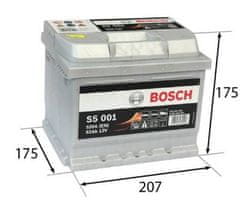 Bosch S5 52Ah Autobatéria 12V , 520A , 0 092 S50 010